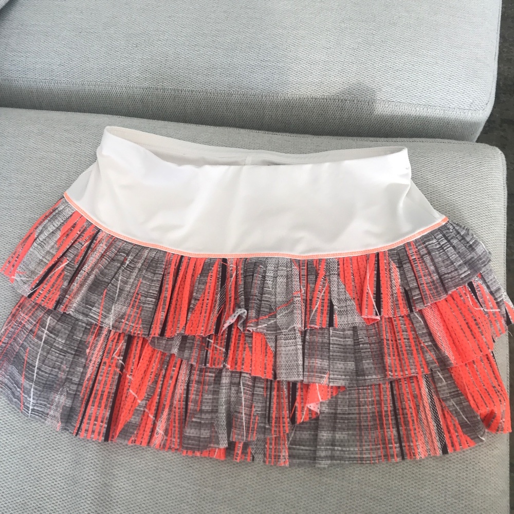 Lucky in love tennis skirt